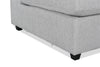 Scott Living Evolve Modular 4-Piece Linen-Look Fabric Pit Sofa Sectional with Feather Down Cushions - Grey | Sofa sectionnel modulaire de style cocon Evolve de Scott Living 4 pièces en tissu d’apparence lin avec coussins en duvet et plumes - gris