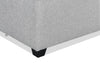 Scott Living Evolve Modular 4-Piece Linen-Look Fabric Pit Sofa Sectional with Feather Down Cushions - Grey | Sofa sectionnel modulaire de style cocon Evolve de Scott Living 4 pièces en tissu d’apparence lin avec coussins en duvet et plumes - gris
