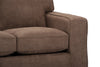 Made in Canada Fiona 74" Chenille Fabric Full-Size Sofa Bed with Track Arms - Mocha Brown | Sofa-lit double Fiona de 74 po fabriqué au Canada en tissu de chenille avec accoudoirs rectilignes - brun moka