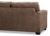 Made in Canada Fiona 74" Chenille Fabric Full-Size Sofa Bed with Track Arms - Mocha Brown | Sofa-lit double Fiona de 74 po fabriqué au Canada en tissu de chenille avec accoudoirs rectilignes - brun moka