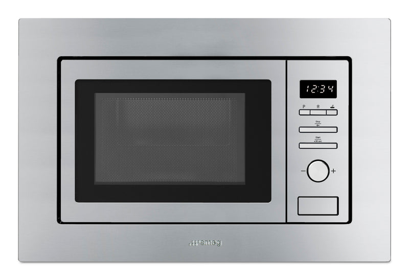 Four à micro-ondes encastré Smeg de 0,7 pi3 avec trousse d'encastrement - FMIU020X