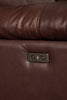 Franco 42.5" Genuine Leather Zero Gravity Power Reclining Chair with USB Port - Brown | Fauteuil à inclinaison électrique Franco de 42,5 po en cuir véritable avec position zéro gravité et port USB - brun