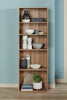 Grady 24.5" 5-Shelf Bookcase - Summer Oak |Bibliothèque Grady de 24,5 po à 5 tablettes - chêne d’été