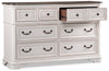Grace Bedroom 6-Drawer Dresser, 64"W x 40"H - Antique White | Commode Grace de 64 po (L) x 40 po (H) à 6 tiroirs pour la chambre à coucher - blanc antique
