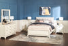 Halo Bedroom Dresser Mirror with LED Light, Glam - White | Miroir de commode de chambre à coucher somptueux Halo avec éclairage à DEL - blanc