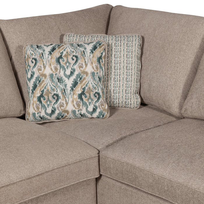Sofa sectionnel de gauche Haven de Scott Living 2 pièces en tissu de chenille - taupe
