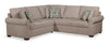 Scott Living Haven 2-Piece Right-Facing Chenille Fabric Sectional - Taupe | Sofa sectionnel de droite Haven de Scott Living 2 pièces en tissu de chenille - taupe