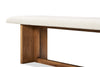 Scott Living Henri Dining Bench with Polyester Fabric, Wood, 68"W - Brown | Banc de salle à manger Henri de Scott Living de 68 po (L) en bois avec tissu de polyester - brun