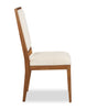 Scott Living Henri Dining Chair with Polyester Fabric, Wood - Brown & Cream | Chaise de salle à manger Henri de Scott Living en bois avec tissu de polyester - brune et crème