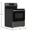 GE 5 Cu. Ft. Electric Range with True European Convection and Air Fry - Slate - JCB840ETES | Cuisinière électrique GE de 5 pi³ avec convection européenne véritable et friture à air - ardoise - …