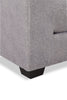 Made in Canada Koda 92" Chenille and Faux Fur Fabric Sofa with Removable Cushions - Plush Paloma Grey | Sofa Koda de 92 po fabriqué au Canada en tissu de chenille et de fausse fourrure avec coussins amovibles - gris Paloma luxueux