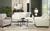 Made in Canada Cindy Crawford Home Kylie 30" Linen-Look Fabric Accent Chair - Charcoal Emblem | Fauteuil d’appoint Kylie de Cindy Crawford Home de 30 po fabriqué au Canada en tissu d’apparence lin - emblème anthracite