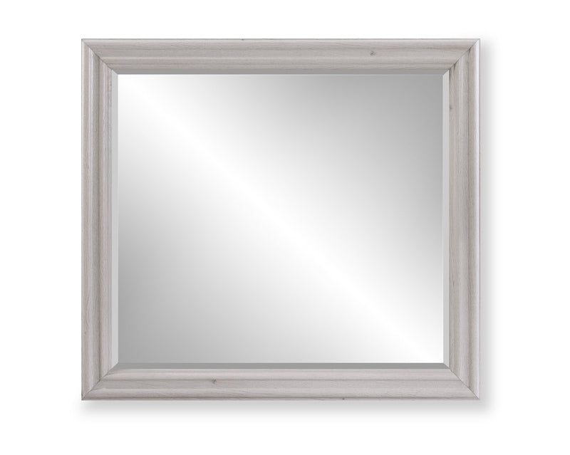 Miroir de commode de chambre à coucher Kylie, à fixer au meuble ou à suspendre au mur - sable