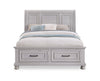 Kylie 6pc Bedroom Set with Storage Bed, Dresser, Mirror & Nightstand, Sand - Queen Size | Ensemble de chambre à coucher Kylie 6 pièces sable avec lit de rangement, commode, miroir et table de nuit - format grand lit