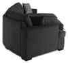 Made in Canada Legend 3-Piece Left-Facing Chenille Fabric Cuddler Sleeper Sectional with Chaise - Pepper Grey | Sofa-lit sectionnel enveloppant de gauche Legend 3 pièces fabriqué au Canada en tissu de chenille avec fauteuil long - gris poivre