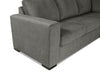 Made in Canada Legend 3-Piece Right-Facing Chenille Fabric Sleeper Sectional with Storage Chaise - Pewter Brown | Sofa-lit sectionnel de droite Legend 3 pièces fabriqué au Canada en tissu de chenille avec fauteuil long de rangement - brun étain