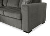 Made in Canada Legend 2-Piece Left-Facing Chenille Fabric Sleeper Sectional with Storage Chaise - Pewter Brown | Sofa-lit sectionnel de gauche Legend 2 pièces fabriqué au Canada en tissu de chenille avec fauteuil long de rangement - brun étain