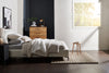 20" Beige Concrete Table Lamp with Linen Shade|Lampe de table de 20 po béton beige avec abat-jour lin