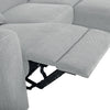Meadow 2-Piece Right-Facing Chenille Fabric Power Reclining Sectional with Storage Chaise - River Grey | Sofa sectionnel de droite à inclinaison électrique Meadow 2 pièces en tissu de chenille avec fauteuil long de rangement - gris rivière