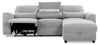 Meadow 2-Piece Right-Facing Chenille Fabric Power Reclining Sectional with Storage Chaise - River Grey | Sofa sectionnel de droite à inclinaison électrique Meadow 2 pièces en tissu de chenille avec fauteuil long de rangement - gris rivière