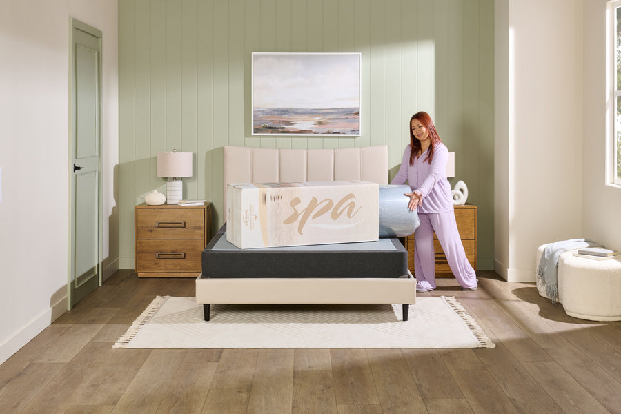 Déballage d’un matelas Spa de Springwall