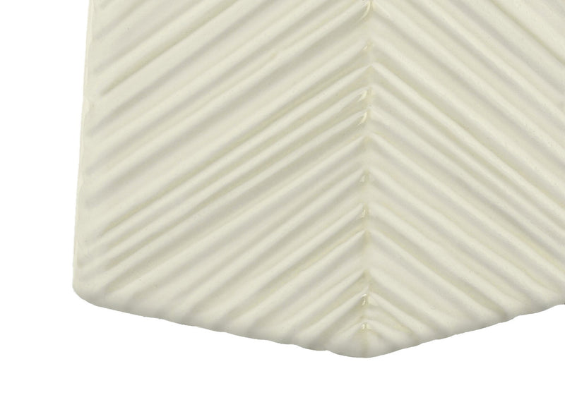 Lampe de table de 29 po en céramique blanche