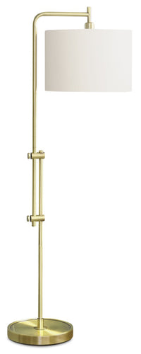 Lampe à pied de 63 po en métal laiton