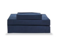Ensemble de draps Ultra Advanced MasterguardMD 3 pièces pour lit simple - bleu marine