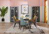 Athena 36" Curio Cabinet - Grey|Armoire vitrée Athena de 36 po - grise