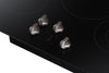 Samsung 30" 4-Element Electric Cooktop with Knob Controls - Black - NZ30FG5332RKAA | Surface de cuisson électrique Samsung de 30 po à 4 éléments avec commandes à boutons - noire - NZ30FG5332RKAA | NZ30FG53