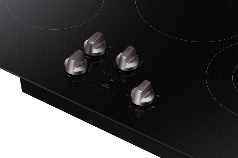 Surface de cuisson électrique Samsung de 30 po à 4 éléments avec commandes à boutons - noire - NZ30FG5332RKAA