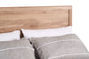 Oakley Platform Bed with Headboard & Storage Frame, Made in Canada, Natural - Queen Size | Lit plateforme Oakley fabriqué au Canada avec tête de lit et cadre de rangement, naturel - format grand lit
