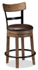 Otis Counter-Height Swivel Stool - Brown 