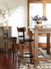 Otis Counter-Height Swivel Stool - Brown 