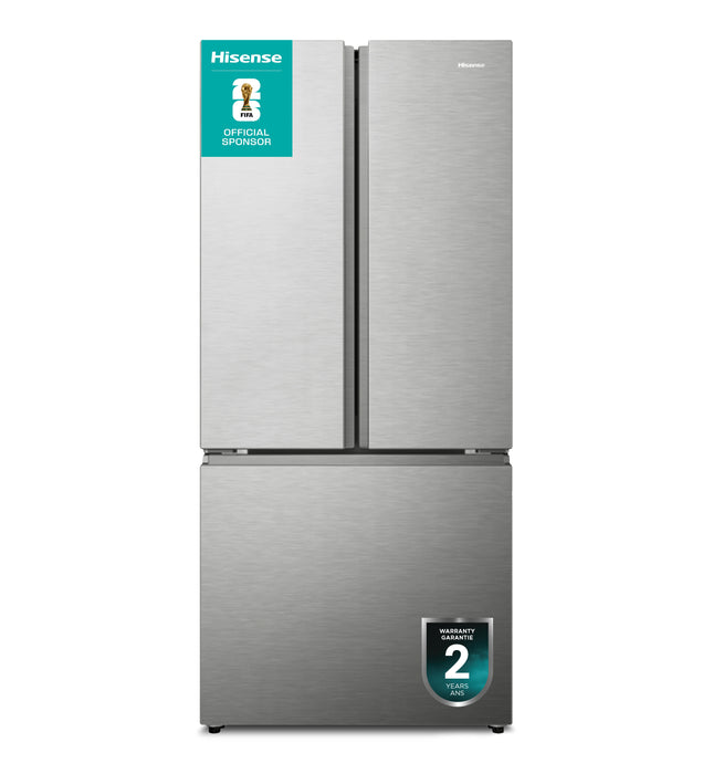 Réfrigérateur Hisense de 20,8 pi³ et de 29,9 po à portes françaises - acier inoxydable - RF210N6ASE