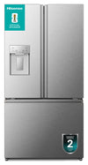 Réfrigérateur Hisense de 22,4 pi³ et de 36 po à portes françaises - acier inoxydable - RF225C3CSEI
