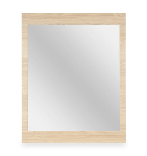  Miroir de commode de chambre à coucher Riley, fabriqué au Canada - naturel