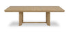 Aspen 6pc Dining Package with 80-104"Extension Table, Bench & 4 Chairs, Fabric - Natural | Ensemble de salle à manger Aspen 6 pièces avec table à rallonge, 80 po à 104 po, banc et 4 chaises en tissu - naturel