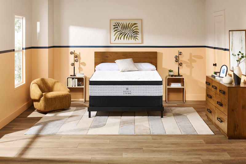 Ensemble matelas à Euro-plateau Moyen Berwick de Scott Living pour lit double     