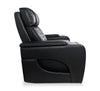 Zen 40" Leather-Look Fabric Power Reclining Massage Chair with Power Headrest and Heated Seat - Black | Fauteuil de massage à inclinaison électrique Zen de 40 po en tissu d’apparence cuir avec appuie-tête électrique et siège chauffant - noir