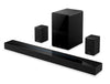TCL Q85H Q-Class 7.1.4 Channel 860W Soundbar with Wireless Subwoofer & Surround Speakers (Q85H) | Barre de son de 860 W à 7.1.4 canaux TCL Q85H de série Q avec caisson d'extrêmes graves sans fil et haut-parleurs ambiophoniques (Q85H)