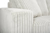Willow 66" Light Grey Fabric Loveseat with Track Arms and Reversible Seat and Back Cushions | Causeuse Willow de 66 po en tissu gris clair avec accoudoirs rectilignes et coussins de siège et de dossier réversibles | WIL2GYLV