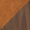 Rain 7pc Dining Set with Table & 6 Orange Chairs, 72"W - Orange/Brown | Ensemble de salle à manger Rain 7 pièces avec table de 72 po (L) et 6 chaises oranges - orange et brun