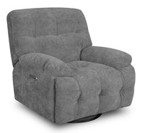 Fauteuil à inclinaison électrique Sway de 38,6 po avec bercement automatique - gris