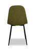 Joss Dining Chair with Polyester Fabric, Metal - Green | Chaise de salle à manger Joss en tissu de polyester et en métal - verte