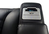 Zen 40" Leather-Look Fabric Power Reclining Massage Chair with Power Headrest and Heated Seat - Black | Fauteuil de massage à inclinaison électrique Zen de 40 po en tissu d’apparence cuir avec appuie-tête électrique et siège chauffant - noir