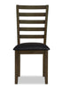 Devon 5pc Dining Set with Table & 4 Chairs - 60"W, Wood - Dark Brown | Ensemble de salle à manger Devon 5 pièces avec table et 4 chaises - 60 po (L), bois - brun foncé