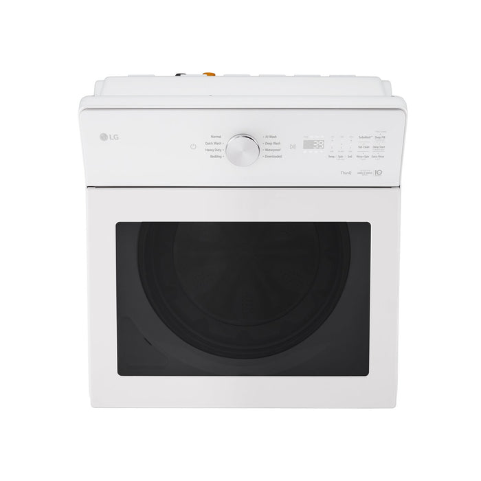 Laveuse intelligente LG à chargement par le haut de 5,8 pi3 avec EasyUnload et détection IA - blanc alpin - WT8200CW
