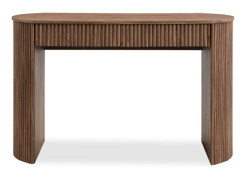 Table de salon Briggs de 47,24 po avec rangement - brune