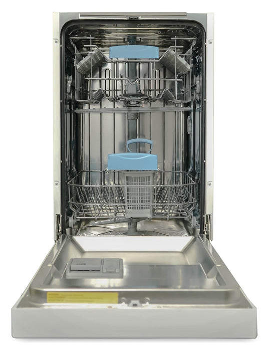 Lave-vaisselle encastré Danby de 18 po et de 51 dBA avec commandes à l’avant - blanc - DDW18D1EW